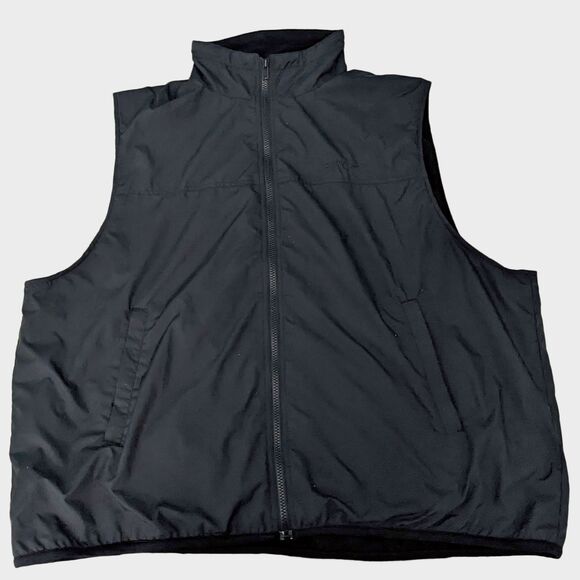 Orvis Vest Mens XXL Black Fleece Lined Winter Gorpcore Utility Hiking Outdoors - Picture 1 of 8